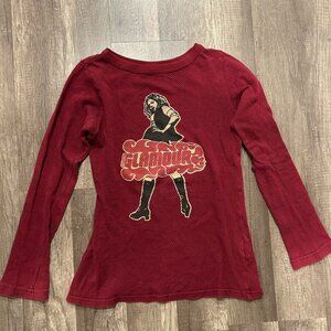 Rare Vintage Hysteric Glamour Jersey Graphic Long Sleeve Top